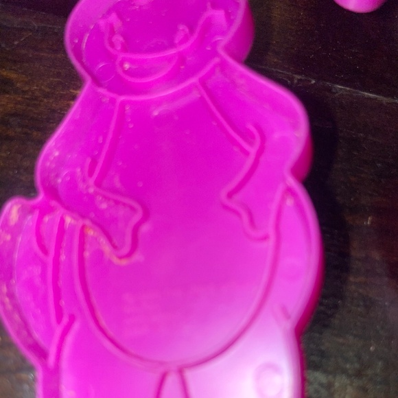 4 PC Vintage Wilton Barney The Dinosaur Baby Bop Purple Cookie Cutters 1993 - Picture 3 of 5